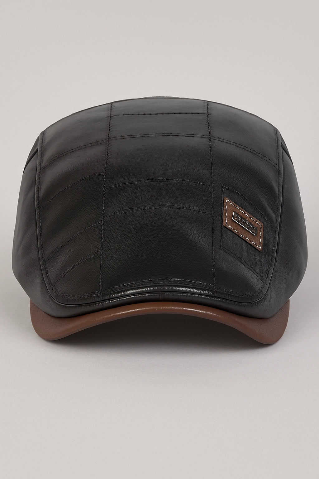 Men’s Leather Newsboy Cap