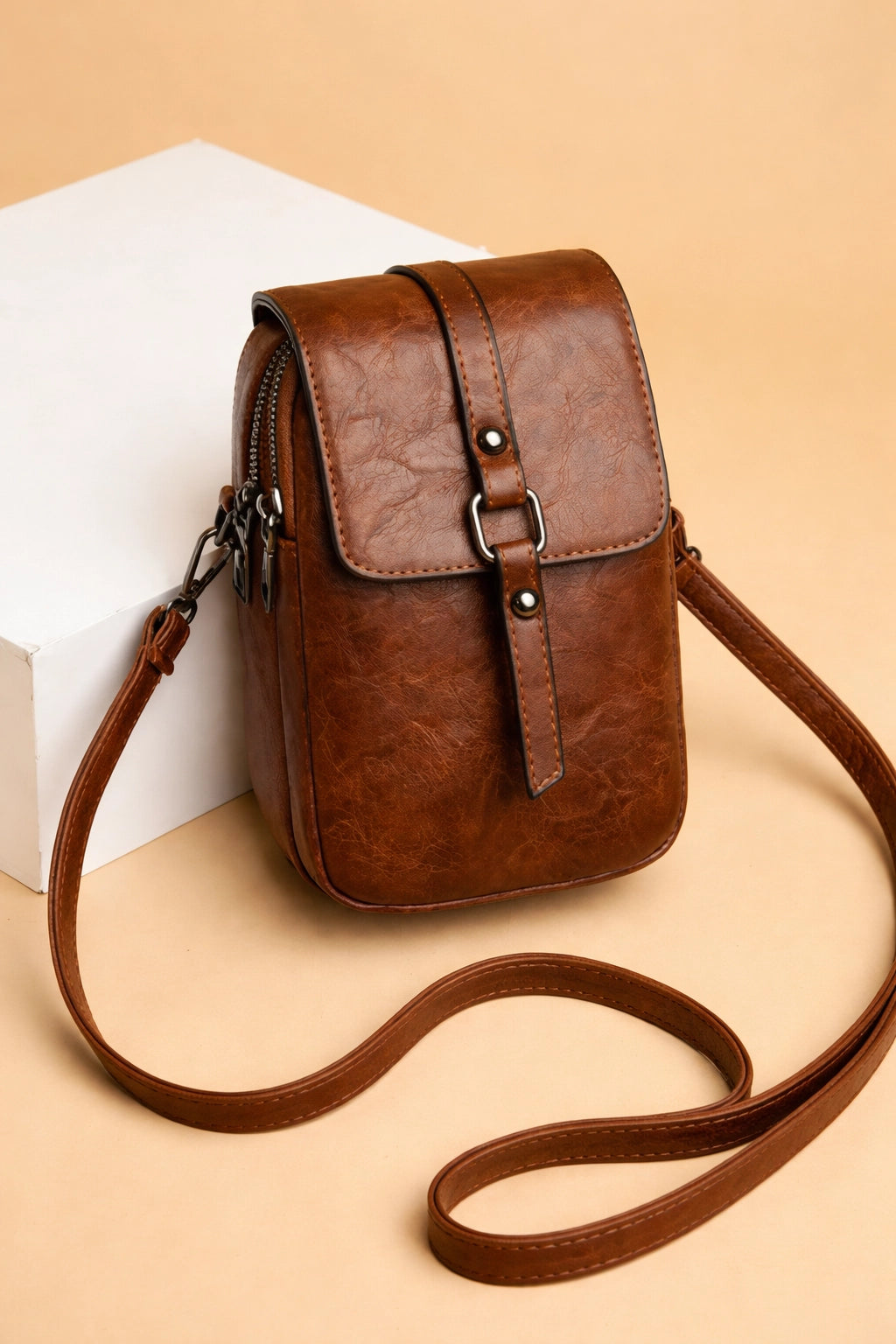 Crossbody Bucket Bag
