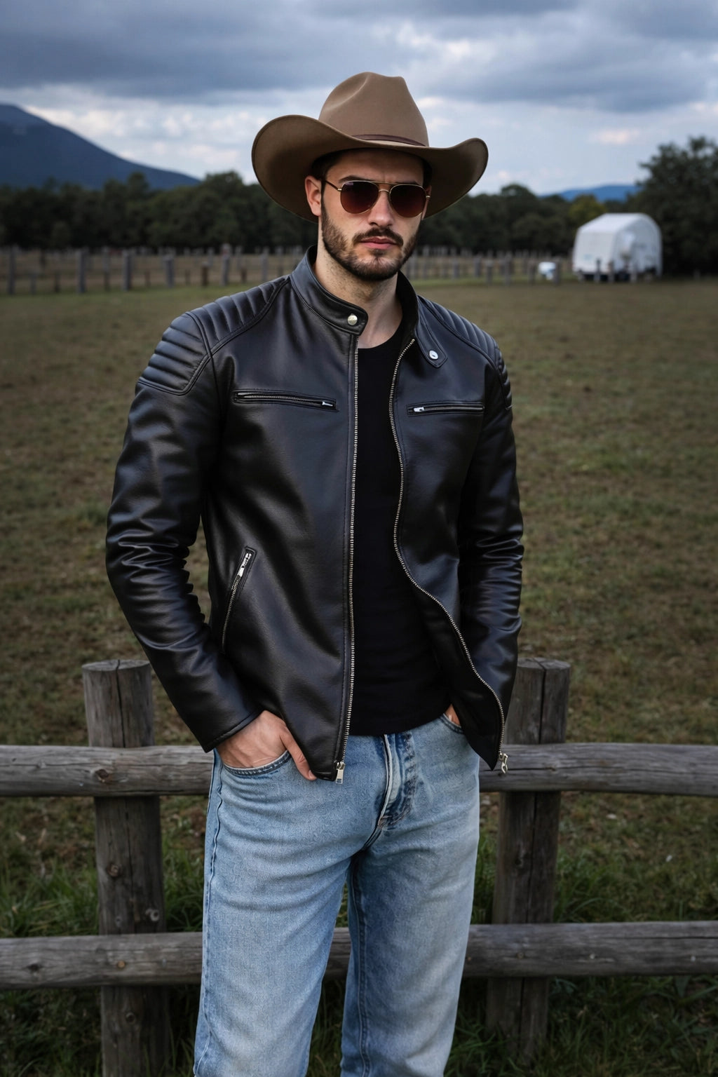 Cowhide Leather Jacket