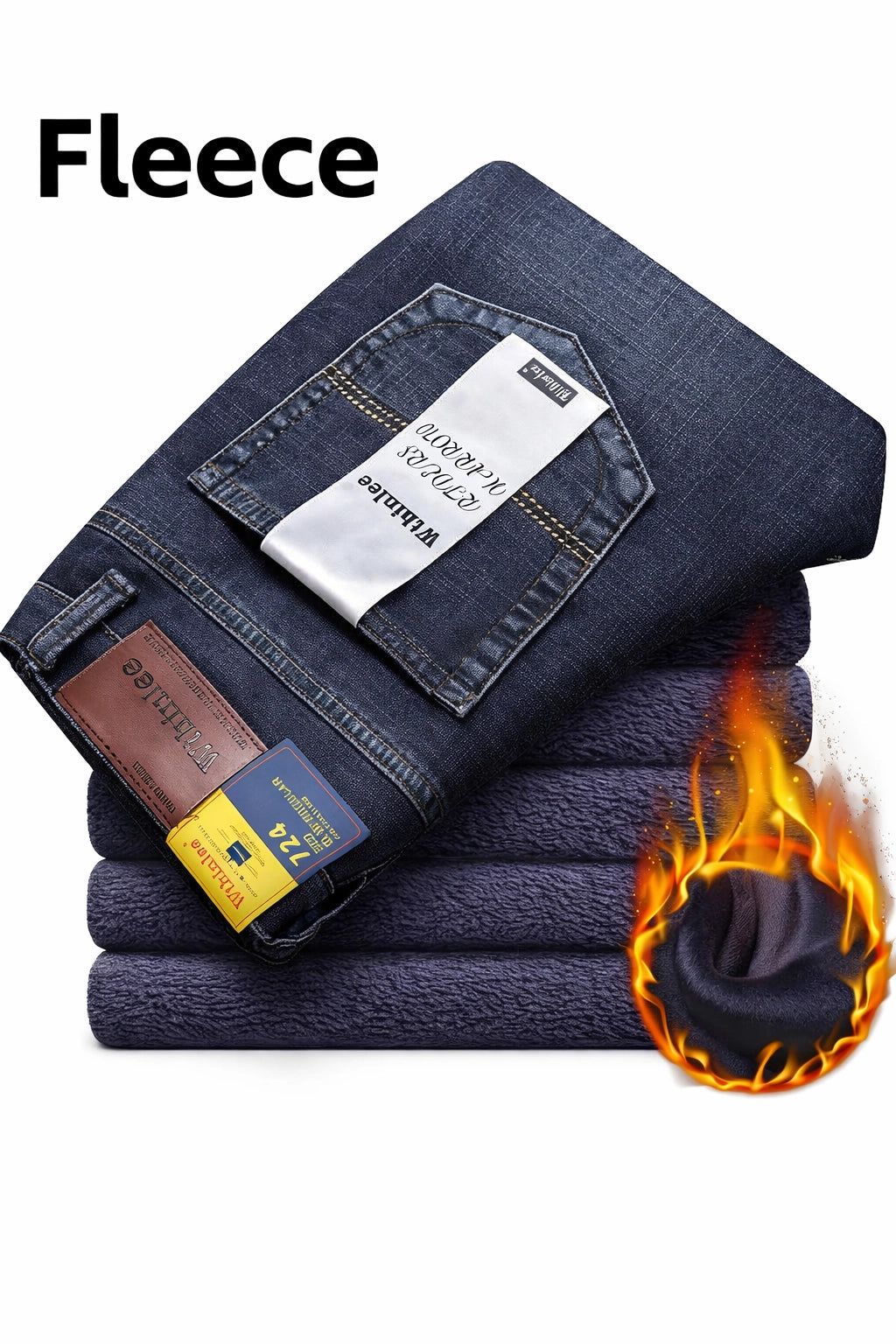 Classic Straight Denim Jeans