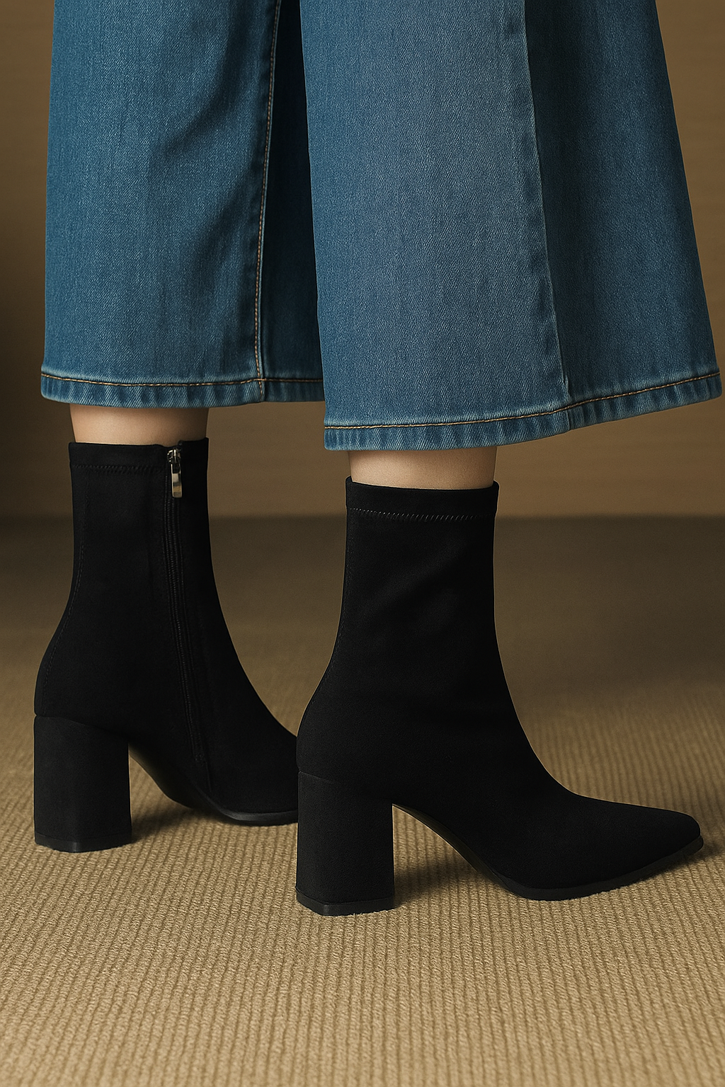 Alora Genuine Suede Boots