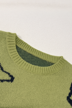 Oversized Dinosaur Knit Sweater