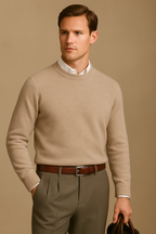Alven Cashmere O Neck Sweater