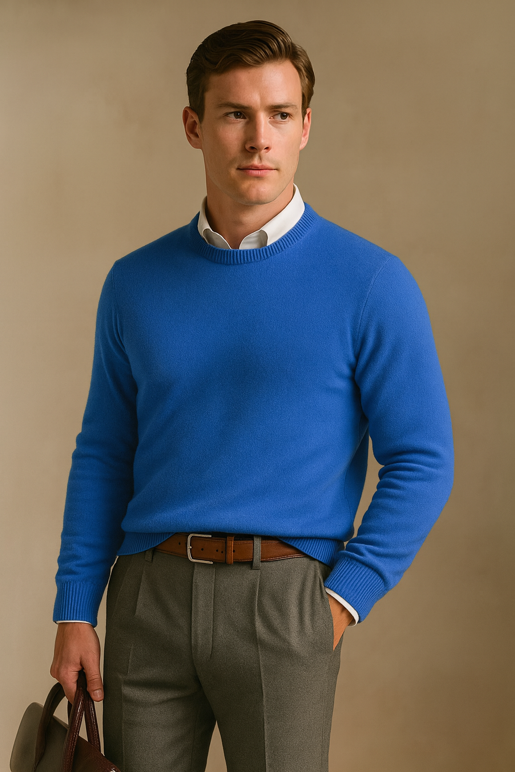 Alven Cashmere O Neck Sweater