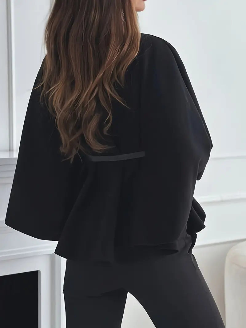 Batwing Sleeve Loose Outerwear