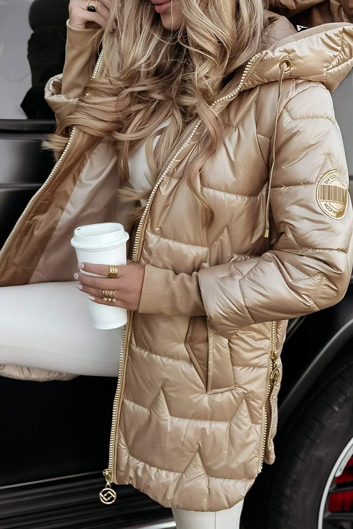 Hooded Quilted Jacket