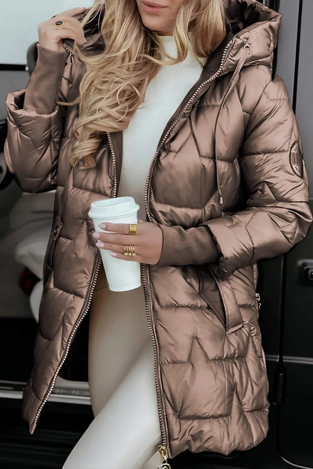 Hooded Quilted Jacket