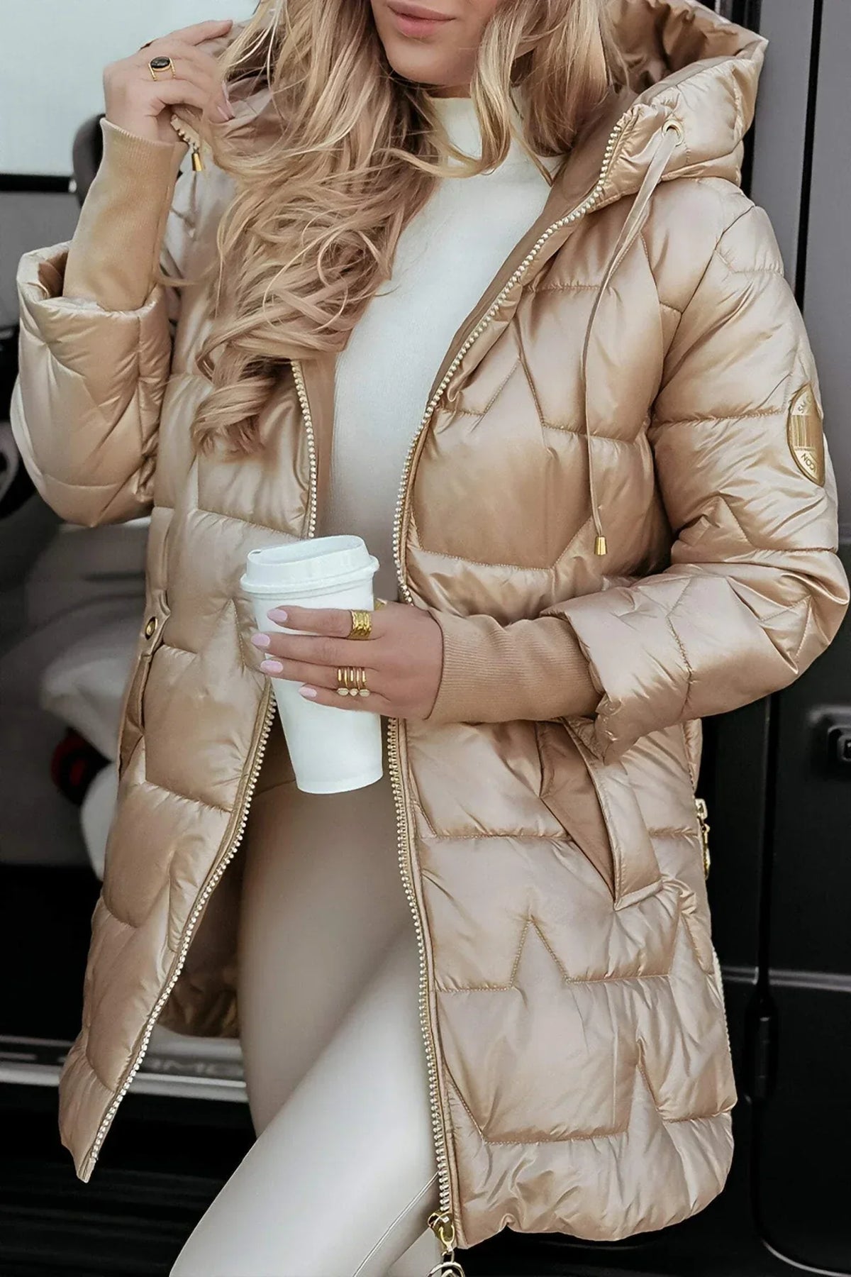 Hooded Quilted Jacket