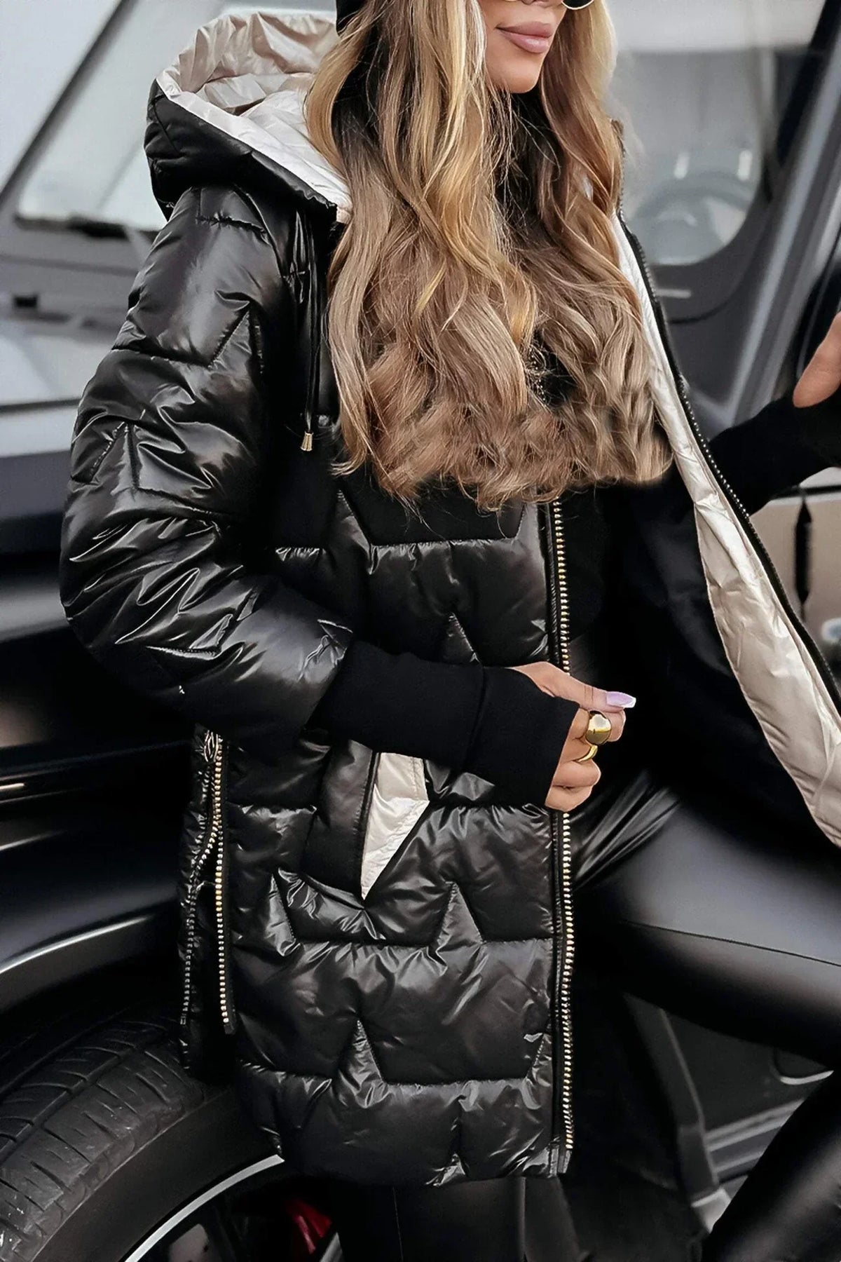 Hooded Quilted Jacket