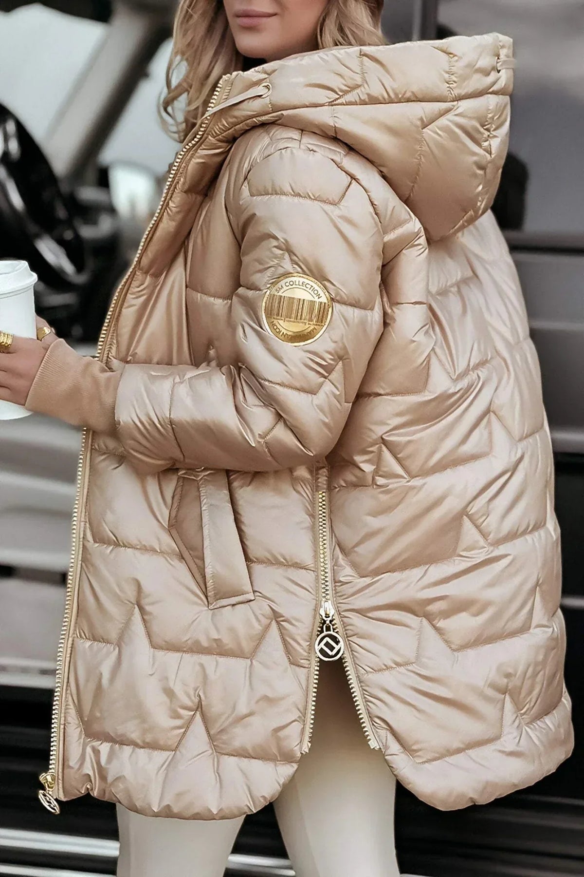 Hooded Quilted Jacket